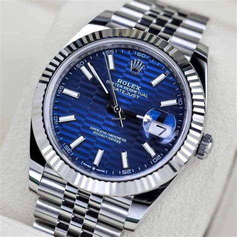 rolex datejust 32 blue|Rolex Datejust blue motif.